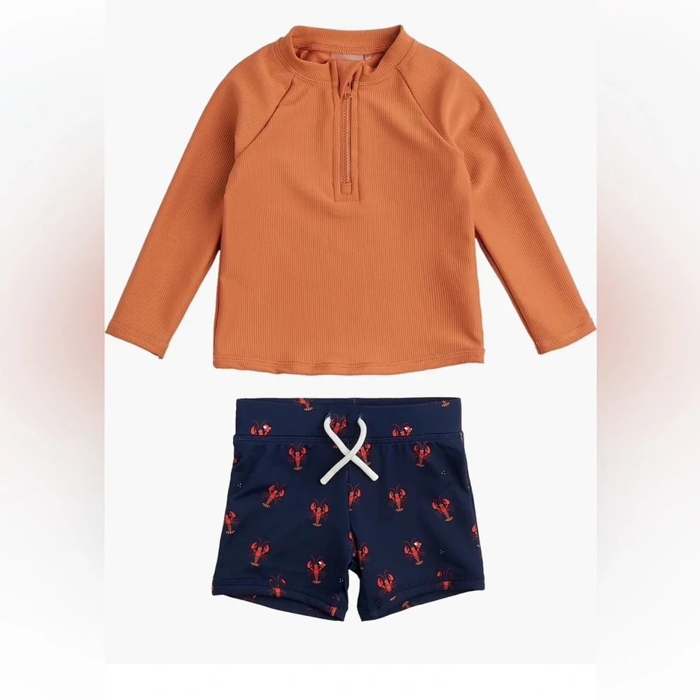 Petit Lem Rashguard Swim Set - Picture 1 of 3